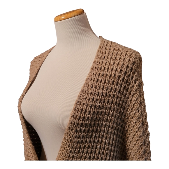 Free people breeze waffle knit chunky cardigan Small - Picture 8 of 12